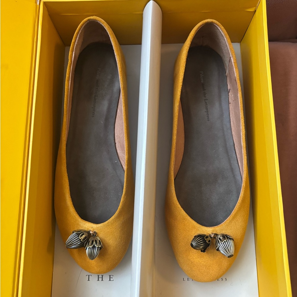 Pilcro and the Letterpress Yellow Flats for Effortless Style